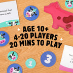 Herd Mentality Board Game: Funny Family Party for Game Night, 4-20 Players