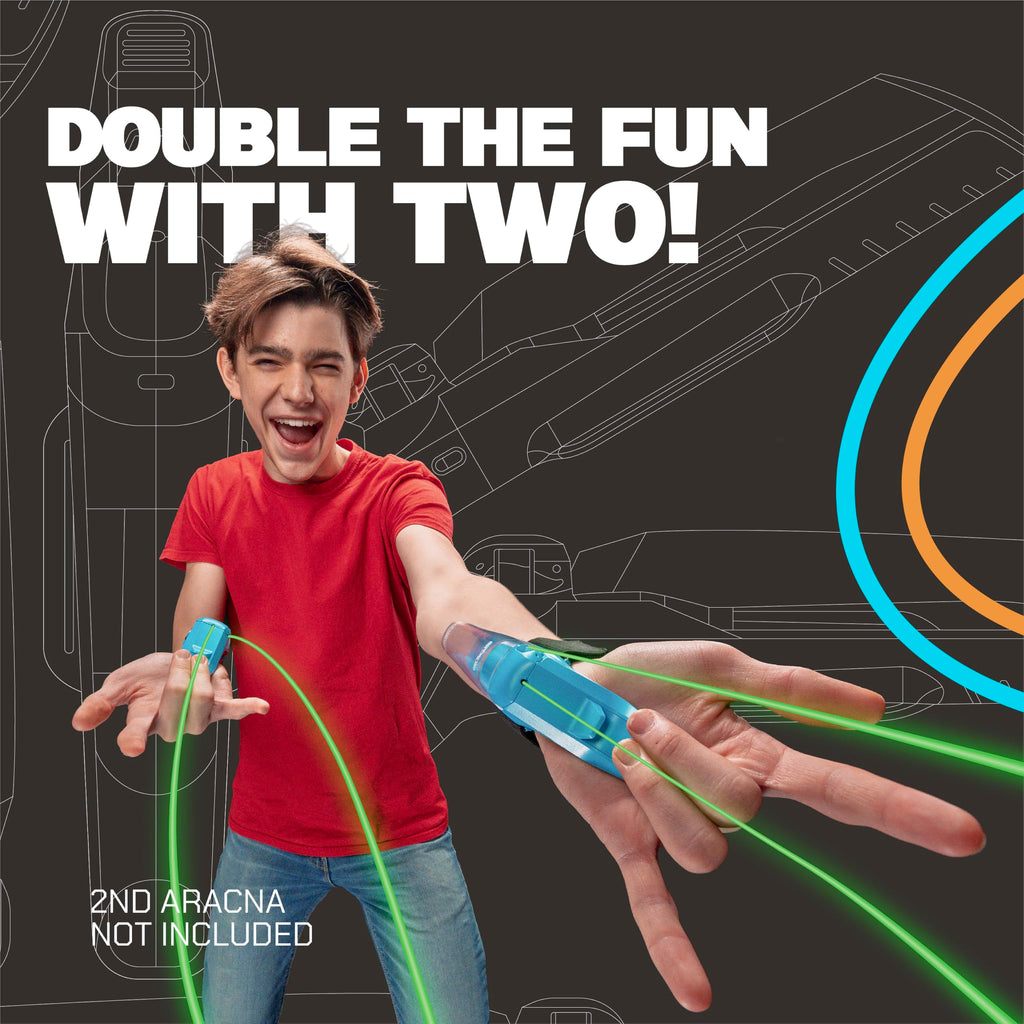 ZipString Aracna Glow-in-the-Dark Webshooter String Launcher Toy