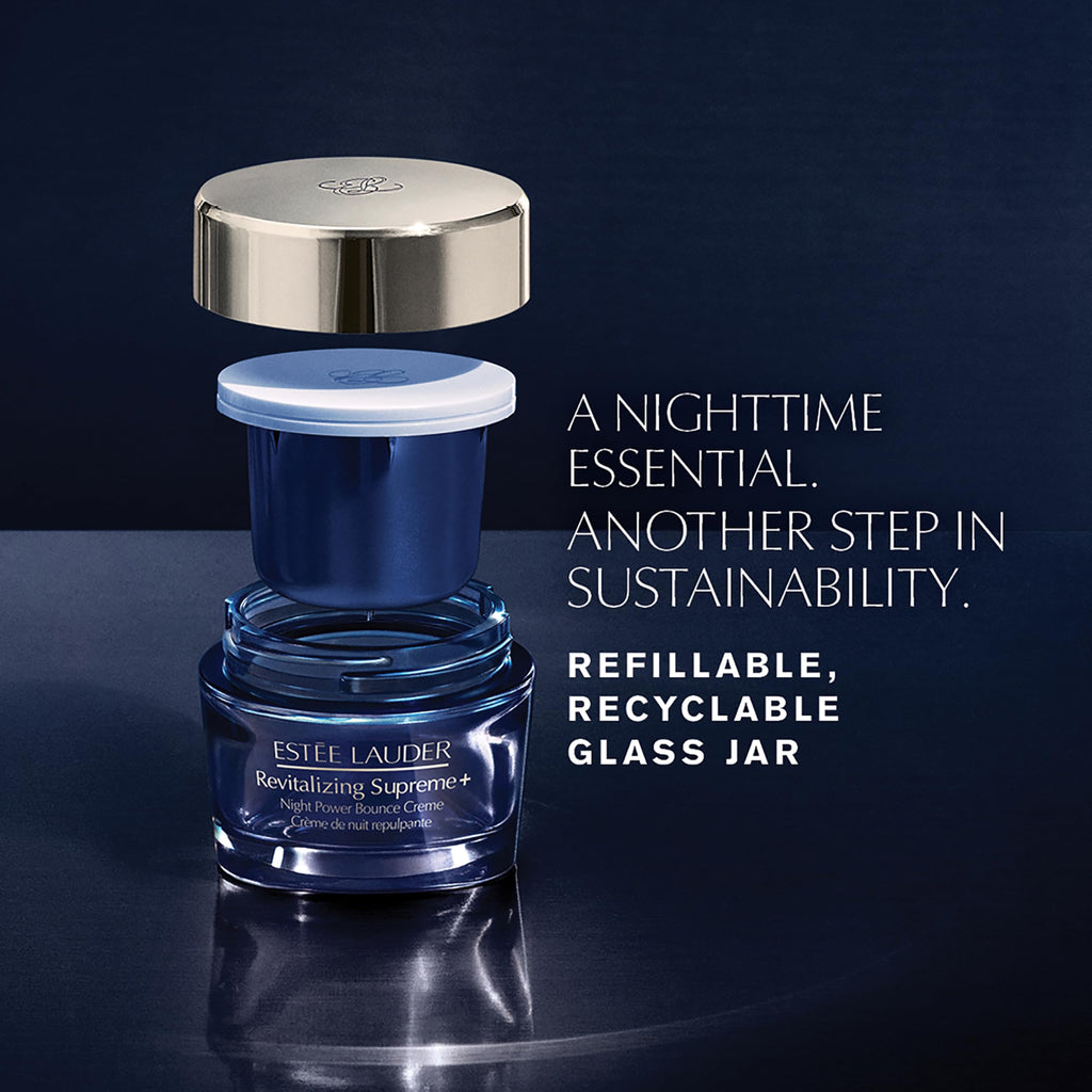 Estée Lauder Revitalizing Supreme+ Night Power Bounce Cream | Face Moisturizer with Peptides | Firms, Lifts & Plumps Skin, 1.7 Ounce