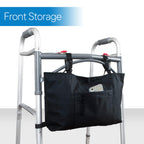 RMS Water Resistant Tote Bag for Walker, Rollator or Scooter (Black)