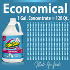 OdoBan Disinfectant Concentrate and Odor Eliminator, Made in the USA, Cotton Breeze Scent, 2 Gallons
