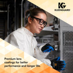 Kleenguard™ V30 Maverick™ Safety Glasses (56567), Clear Lenses with KleenVision™ Anti-Fog coating, Black Frame, Carrying Case, Eyewear for Men and Women