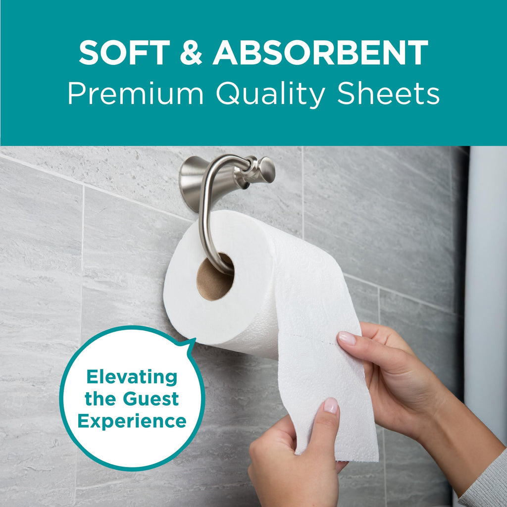 Angel Soft Professional Series by Georgia-Pacific PRO 2-Ply Embossed Toilet Paper, White, Individually Wrapped, 450 Sheets Per Roll, 40 Toilet Tissue Rolls Per Case, 16840