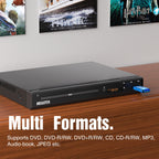 MEGATEK Region-Free DVD Player for TV with HDMI, USB & 1080p Upscaling