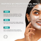 L'Oreal Paris Bright Reveal Dark Spot Exfoliant Peel, 25% AHA BHA PHA Face Exfoliator Solution, Gentle Skincare to Visibly Reduce Dark Spots and Renew Skin Texture, Includes SPF Lotion Sample