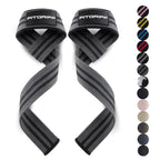 Fitgriff�� Lifting Wrist Straps for Weightlifting, Gym, Deadlift, Workout (Made of Premium Cotton & Padded) - Men & Women (Standard, Grey)