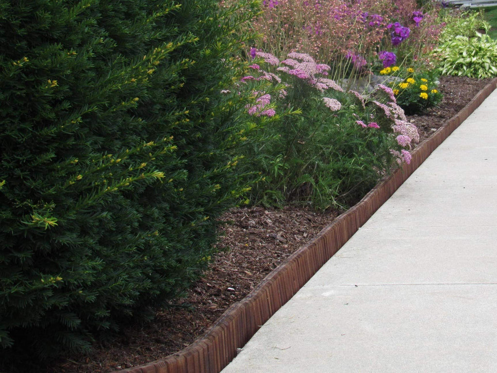 Flexible Brown Natural Lawn & Landscape Border Edging (8-Pack)