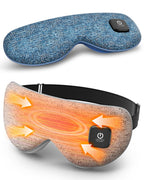 Heated Eye Mask - Cordless Eye Mask for Dry Eyes, FSA-HSA Eligible, Eye Relief, Improved Sleep, Washable Eye Heating pad for Travel and with Replaceable Shell