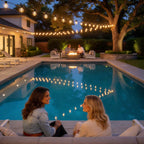 RTTY Outdoor String Lights 120 FT, LED Patio Globe Lights with 62pcs G40 Bulbs,Shatterproof Waterproof Connectable Hanging for Porch Cafe Bistro Backyard Gazebo Balcony Deck Party