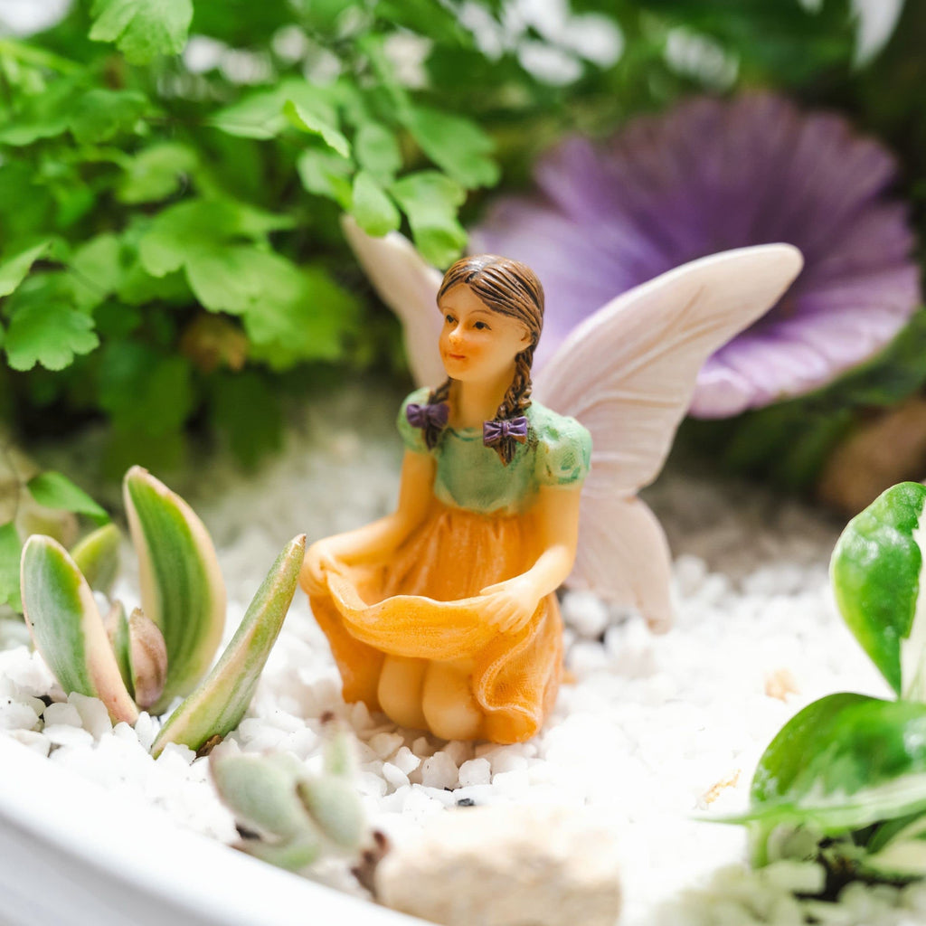 PRETMANNS Fairies for Fairy Garden Accessories Kit Outdoor, 7 Items