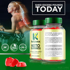rize labs Ketovex Keto Gummies for Weight Loss, Advanced Formula Apple Gummy Gomitas Ketosis Carb Support - Pack of 5(300 Gummies)