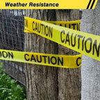 SWRT 2 Rolls Premium Yellow Caution Tape, 3 Inch x 1000FT(Total 2000FT) Bright Hazard Tape with Bold Black Text for Danger Zones/Sporting Events, Construction Tape for Crime Scenes/Halloween Decor