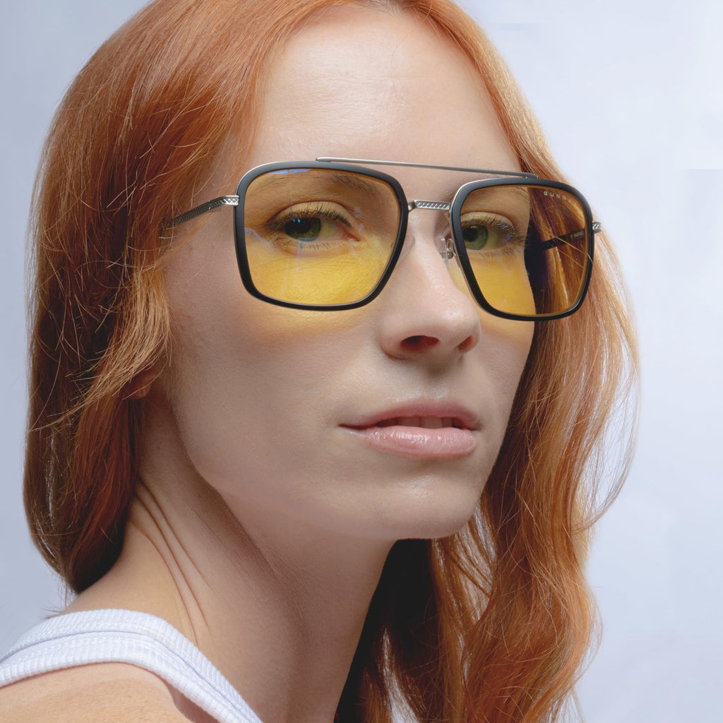 GUNNAR - Stark Industries Edition Blue Light Sunglasses - Blocks 65% Blue Light - Amber Tint