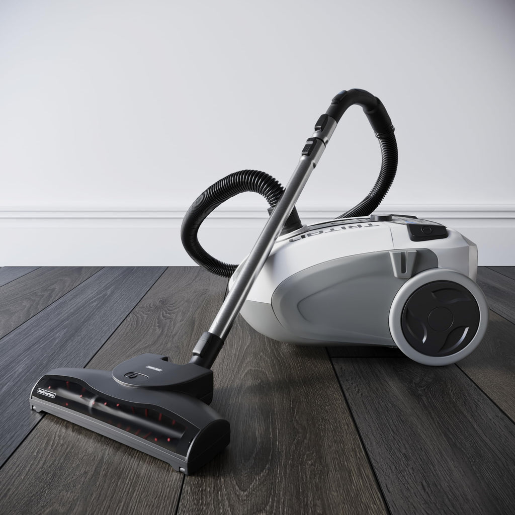 Prolux Tritan Bagged Canister Vacuum Cleaner with Sealed HEPA Filtration, 5-Speed Motor, Best Rated Canister for Pet Hair and Home Cleaning