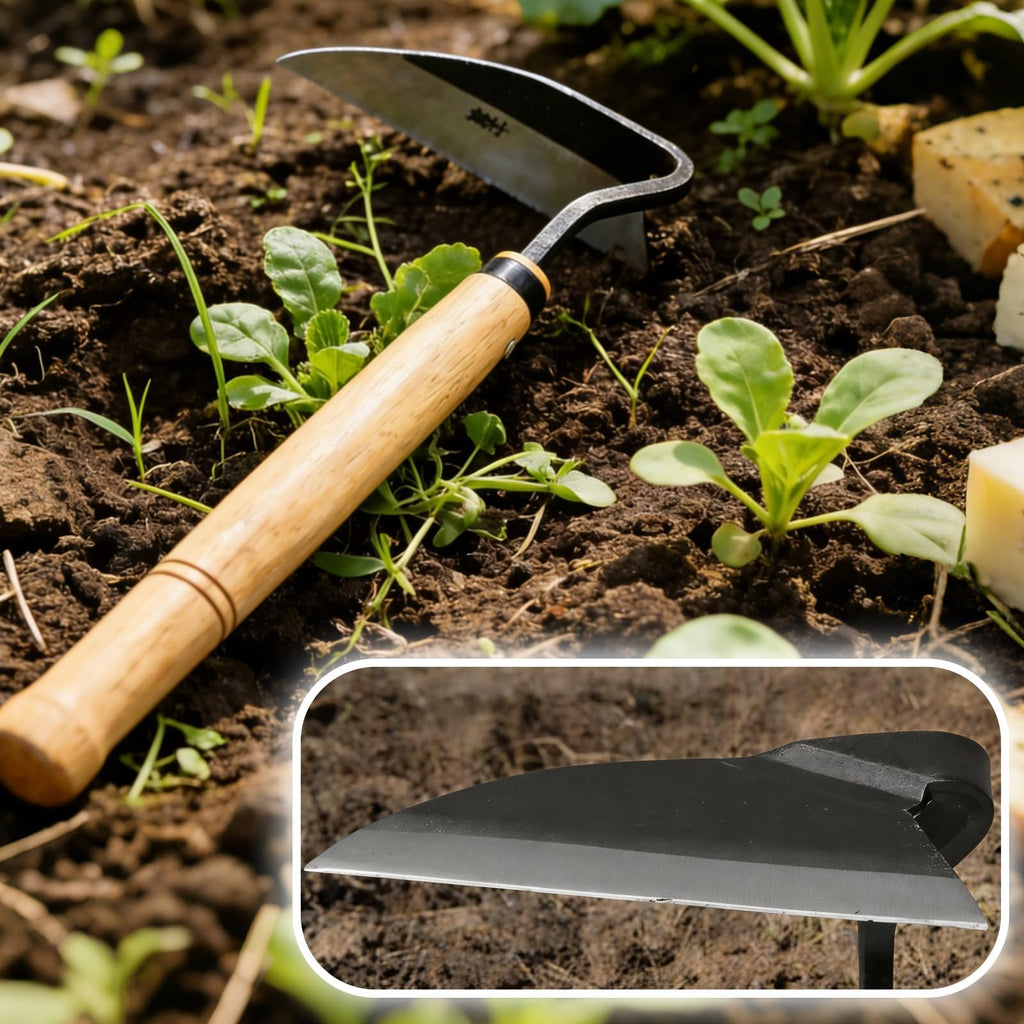 Elegital Kana Hoe 217 Japanese Garden Hand Hoe Sickle (Left-Handed)