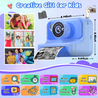 Kids Camera Instant Print, Christmas Birthday Gifts for Girls and Boys
