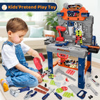 Kids Tool Bench with Electric Drill, Toddler Tool Set for Boys Ages 3-5 6-8
