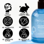 Pacifica Silver Moon Vanilla Almond Spice Perfume ��� Warm Gourmand Clean Fragrance for Women, 2 fl oz (Vegan & Cruelty-Free)