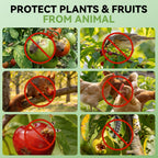 Garden Bird Netting for Plant and Fruit Tree Protection,4 Pack 4.9x4FT