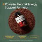 NatureBell Red Yeast Rice with CoQ10-240 Vegetarian Capsules - for Heart Health, Energy Support, Brain Wellness & Antioxidant Support*