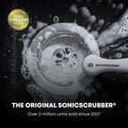SonicScrubber Household Cleaning Brush Power Scrubber - Electric Spin Scrubber Brush for Home, Kitchen & Bathroom - Grout Cleaner & Removes Mould (Washing-Up System Spin Brush)