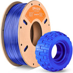 ERYONE TPU Filament 1.75mm +/-0.03mm Flexible TPU Roll, 95A Soft 3D Printer Filament 0.5kg Spool(1.1 lbs), Blue