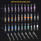 42 in1 Magnetic Screwdriver Set Precision Multi Bit Ratchet T Handle Repair Kit for Electronics, Phone, Laptop, Watch, Eyeglasses – Portable Tool Set for Home & DIY(Light Grey)