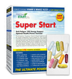 Super Start All-in-One Daily Vitamin Pack - Energy & Endurance - Vitamin B12, Panax Ginseng, Guarana, L-Arginine, L-Citrulline & BCAAs - 30 Day Supply
