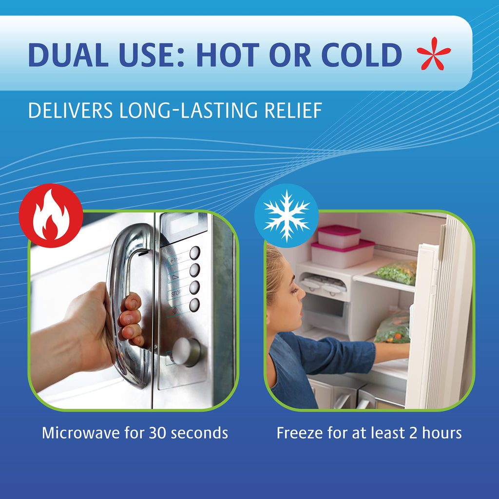 Reusable Ice Packs for Injuries – 14 x 11 Flexible Gel Ice Pack for Knee, Back, Shoulder Pain Relief, Soft Cold Compress for Swelling, Hot & Cold Therapy
