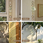 Healing Crystal Energy Wind Chime, 7 Chakra Sun Catcher, Meditation Home Decoration, Gem Wall Decoration, Birthday Gift, Healing Crystal Energy Sunlight Catcher