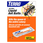 TERRO Liquid Ant Killer Bait Stations, 18-Count, Indoor Ant Traps, T300-3SR