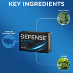 Defense Soap 5pk All Natural Tea Tree Bar Soap for Men | Made by Wrestlers with Tea Tree Oil & Eucalyptus Oil to Promote Healthy Skin