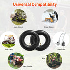 4.10/4.00/3.50-6 (13 x 4.00-6) Replacement Inner Tube with TR87 Bent Valve Stem Compatible with Wheelbarrows, Mowers, Hand Trucks and More 3.50-6 4.00-6 4.10-6 13x4.00-6 Tire Tubes-2 Pcs