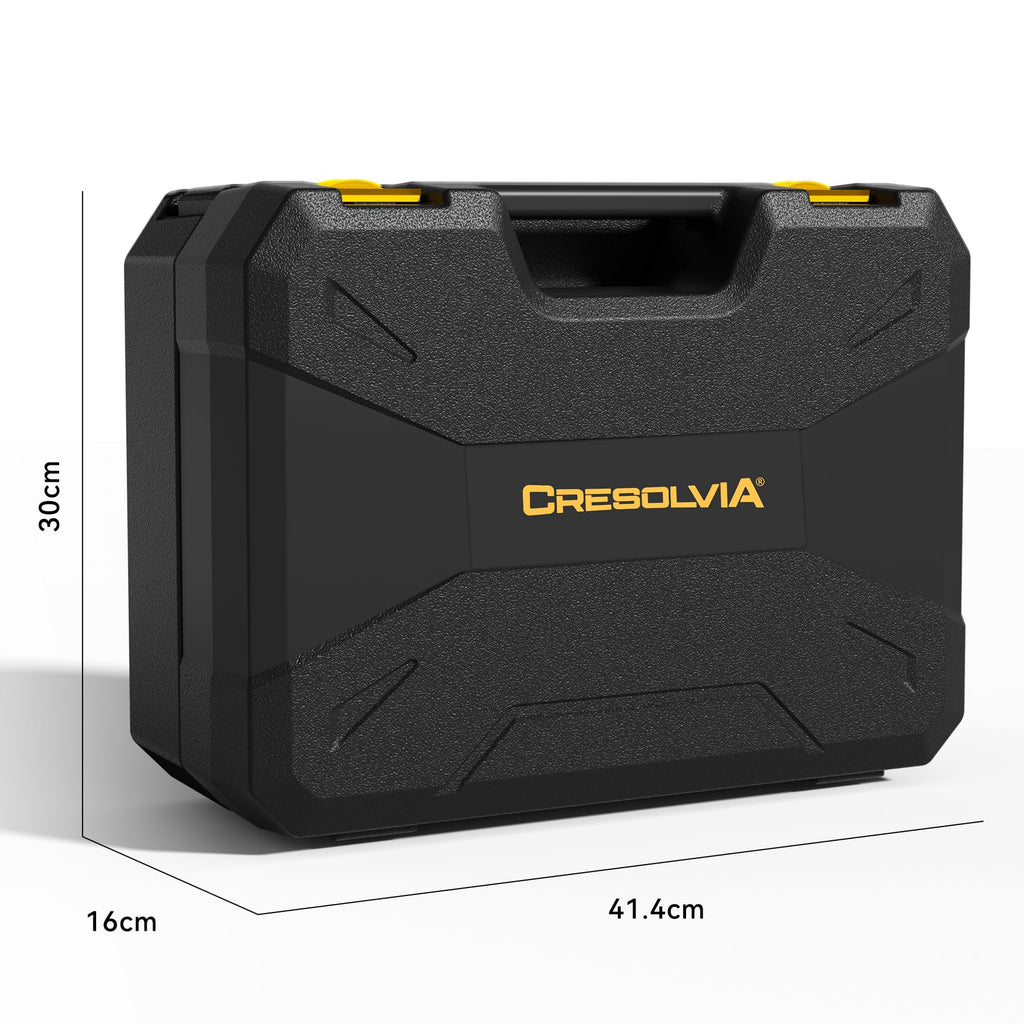 CRESOLVIA 328 Piece Tool Kit for Home,Hand Repair Tool Set,Toolbox Storage Case with Drawer,General Household/Auto Tool Kit,Perfect for Homeowner, DIY, Handyman