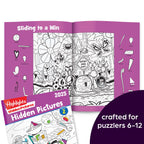 Highlights Hidden Pictures 2025 Activity Books for Kids Ages 6 and Up, 4-Book Set of Travel-Friendly Screen Free Seek and Find Fun, Books Double as Coloring Books