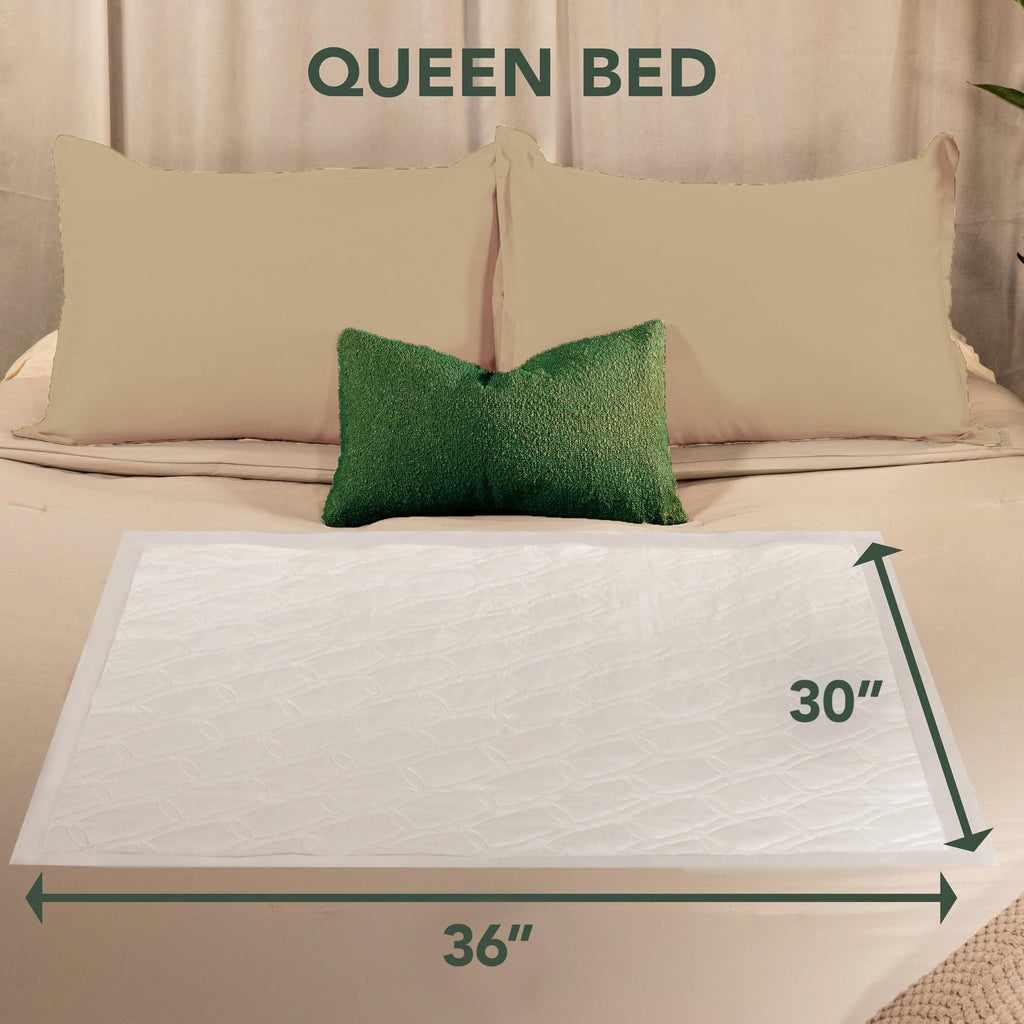 Depend Underpads XL, Disposable Incontinence Bed Pads for Adults, Slip Resistant, 36" x 30", 48 Count