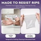 Vinyl Disposable Gloves X Large - 1000 Count Case Clear Food Safe Cooking and Household Cleaning Gloves - Powder Free and Latex Free Kitchen Glove for Meal Prep and Food Service