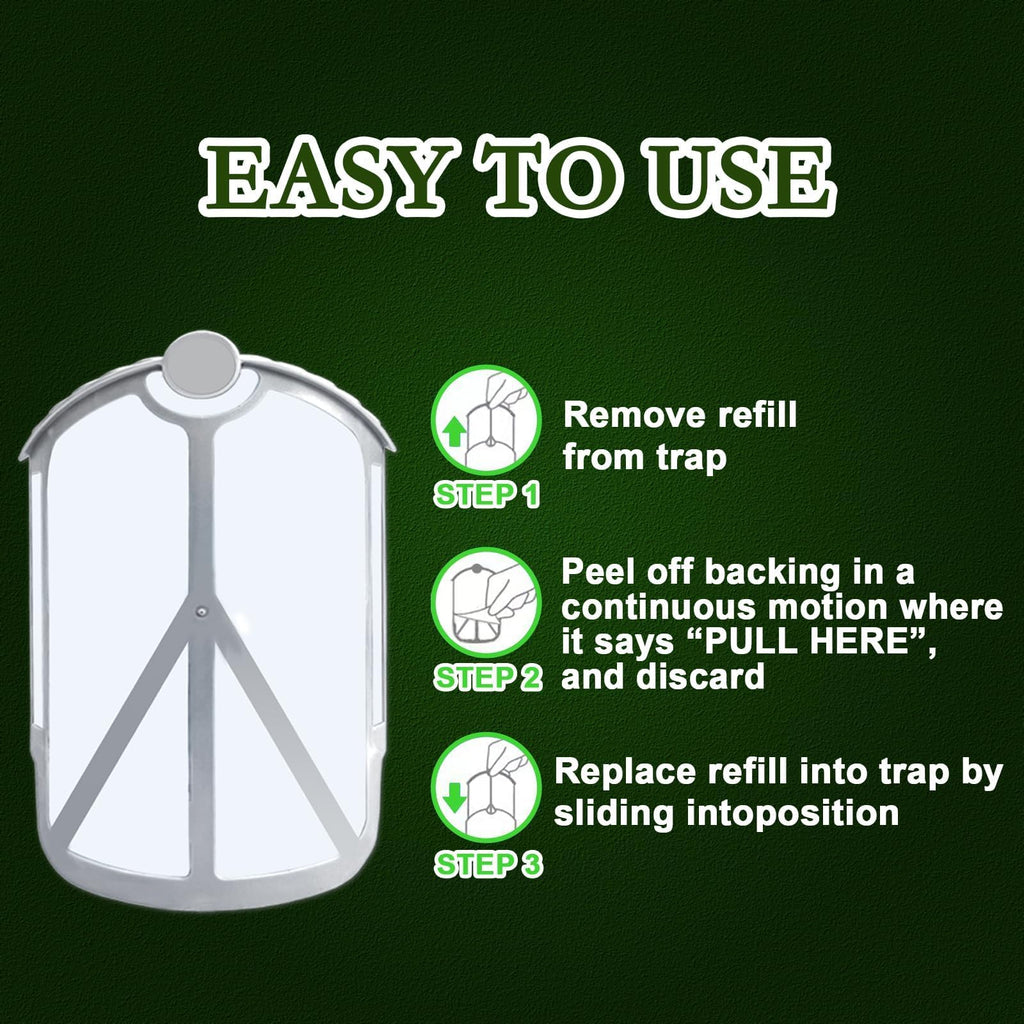 33 Pack Refill Cartridges Compatible with Flying Insect Trap M364, M364A & Max