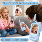 Video Walkie Talkies for Kids, 2 Pack Rechargeable Two Way Radios