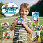 Dinosaur Kids Camera for Boys Girls, Toddler Digital Selfie Camera with Cute Protective Cover and SD Card, Christmas Birthday Gifts Toys for 3 4 5 6 7 8 9 10 11 12 Years Old Little Girls and Boys