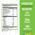 RYSE BCAA EAA Powder - Tropical Snocone - 5g Branched Chain Amino Acids, 3g Essential Aminos, Sugar-Free Electrolytes for Pre & Post Workout Muscle Recovery, Hydration and Strength - 30 Servings