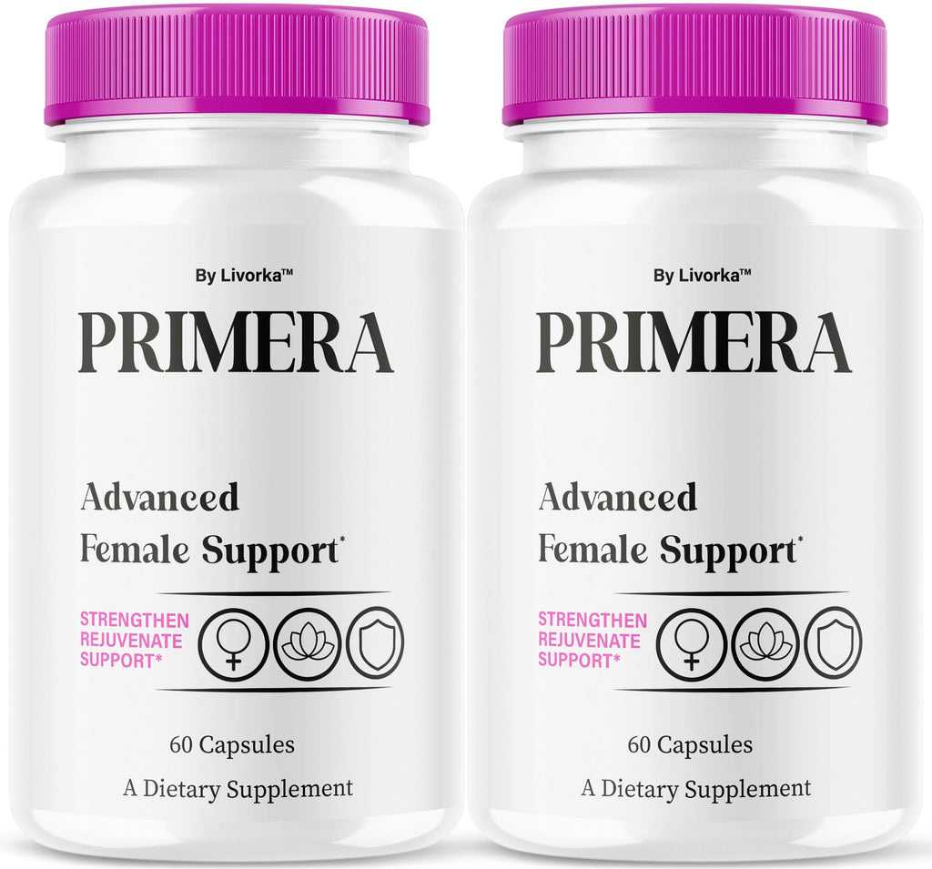 (2 Pack) Primera Capsules - Primera Advanced Female Support Capsule, All Natural Extra Strength Premium Female Health & Wellness Pills for Women Naturals Capsulas Reviews, 120 Capsules for 2 Months