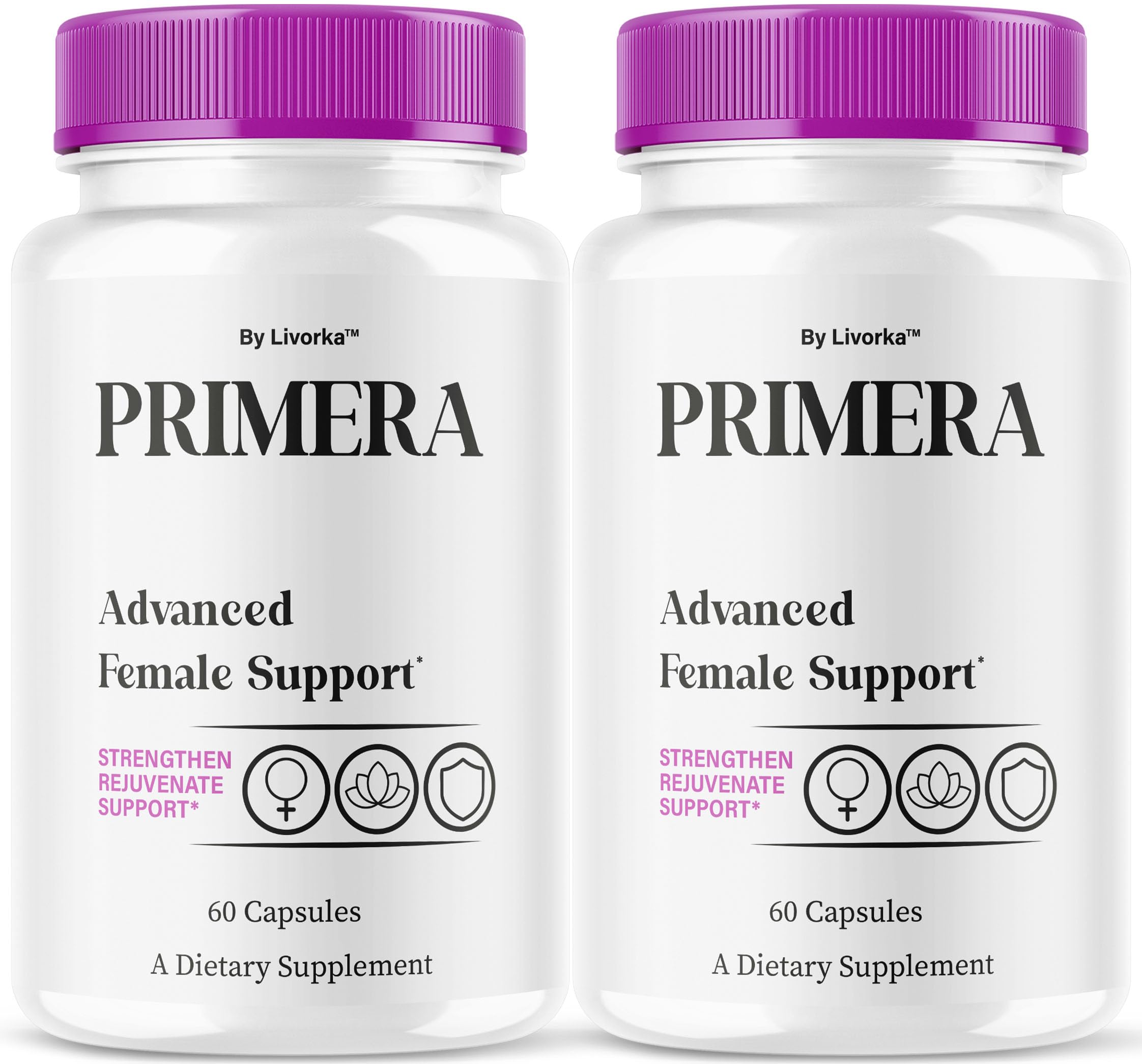 (2 Pack) Primera Capsules - Primera Advanced Female Support Capsule, All Natural Extra Strength Premium Female Health & Wellness Pills for Women Naturals Capsulas Reviews, 120 Capsules for 2 Months