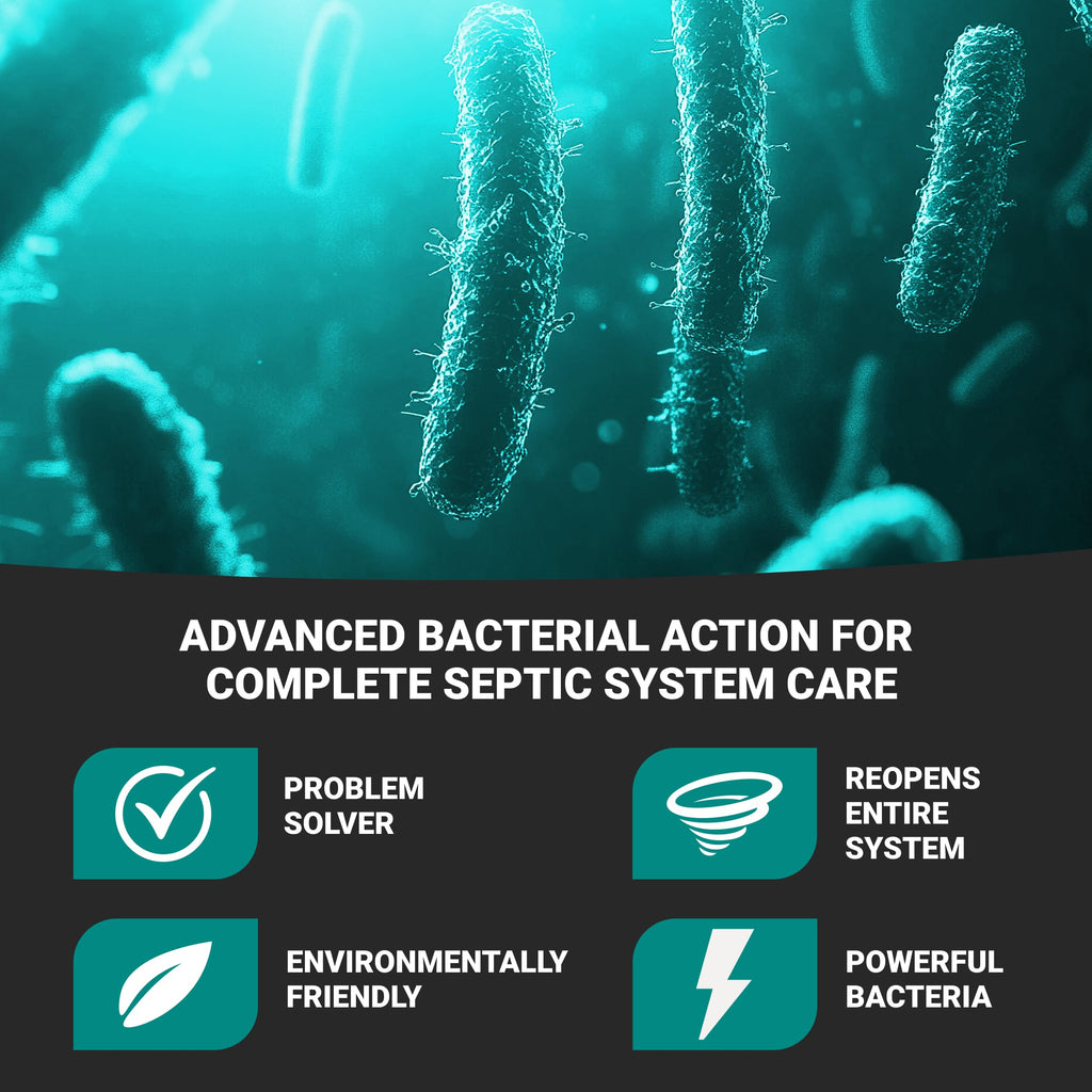 Roebic K-57-H K-57-H-3 Septic System Treatment: 1/2 Gallon, Clears Clogs, Restores Flow, Maintains Septic Systems for Optimal Performance