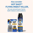 Hot Shot Flying Insect Killer, 15 Ounces, Aerosol Kills Houseflies, Mosquitoes and Flying Insects Indoors and Outdoors, Clean Fresh Scent, 3 Pack, 3.94 Pounds