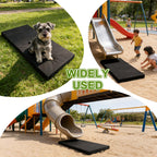 JZHLLA 2 PCS Outdoor Playground Mat 1.96 Inch Thick Foam Playground Protection Mats with Waterproof Oxford Cover for Swingsets and Slides, Increase the Buffer 40" L X 24" W
