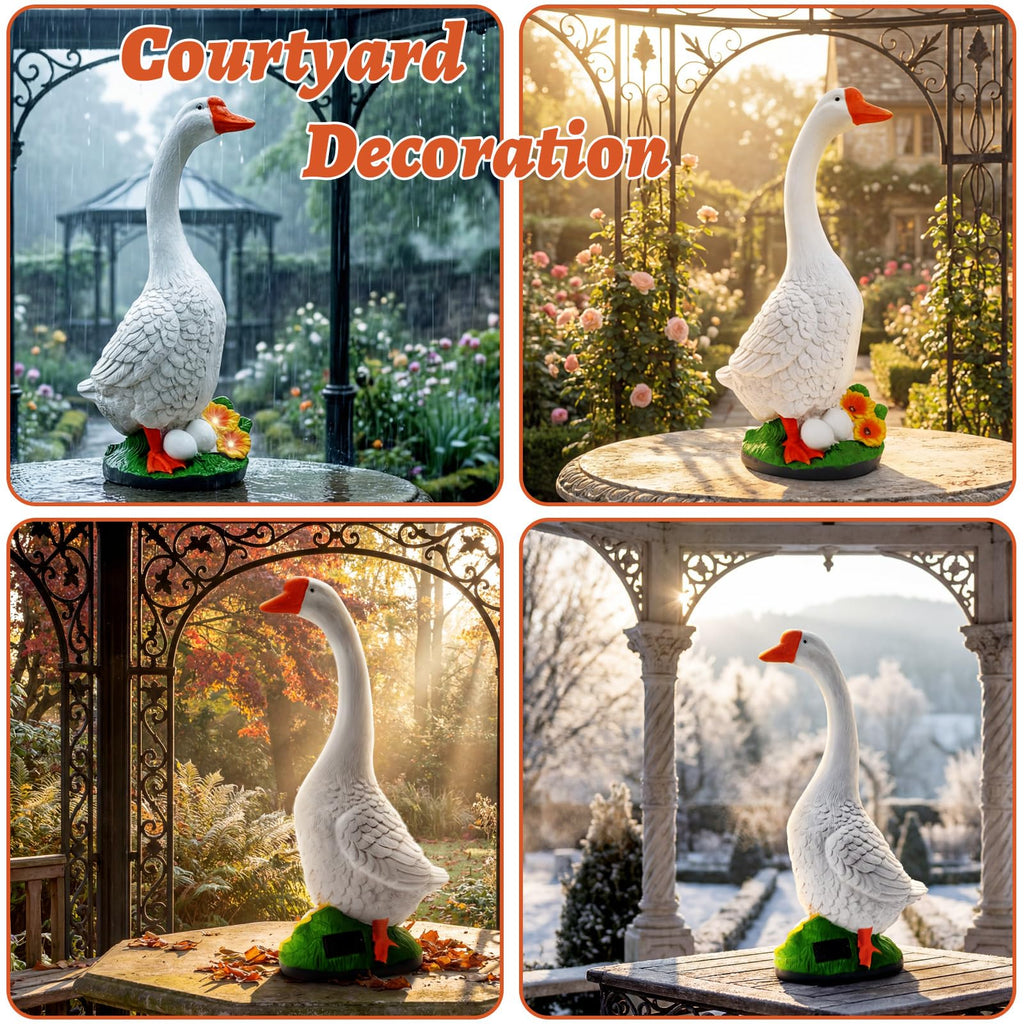 vchin Large Porch Goose Statue, 23 inch Large Porch Goose Statue