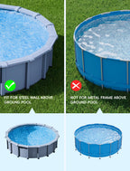 POOLHOUR Solar Pool Lights for Above Ground Pools (Steel Wall Only), LED Pool Wall Light with Remote & Timer, Submersible Underwater Lighting, 10-Color RGB 4-Mode Poolside Solar Lights, 1 Pack