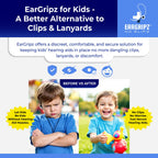EarGripz Hearing Aid Grips – Adhesive Cushioned Pads for Secure, Comfortable Fit – Non-Slip Hearing Aid Stabilizers for BTE & RIC Devices – 60-Pack for Adults, Kids & Active Lifestyles