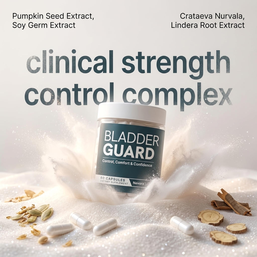 Bladder Guard – Bladder Control Supplements – Urinary Tract Health for Women & Men – Pumpkin Seed Extract & Soy Germ Formula – 60 Capsules